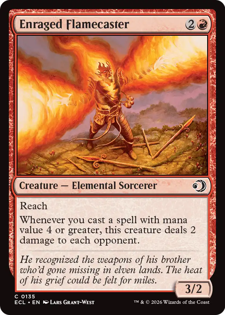 Enraged Flamecaster - (ECL) #135