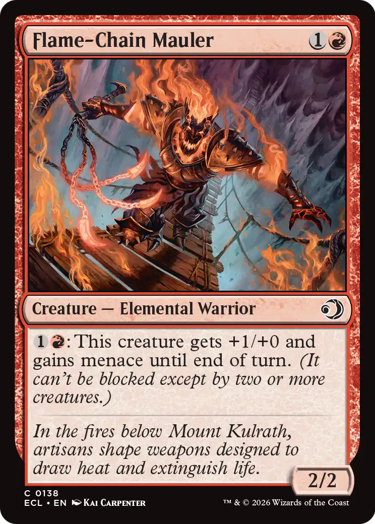Flame-Chain Mauler - (ECL) #138