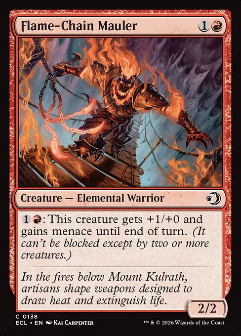 Flame-Chain Mauler - (ECL) #138