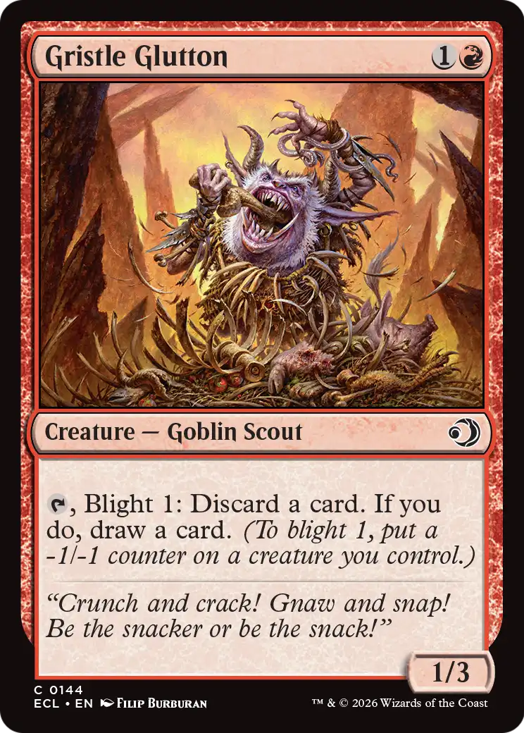 Gristle Glutton - (ECL) #144 (Foil)