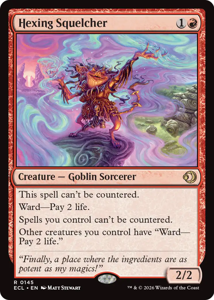 Hexing Squelcher - (ECL) #145 (Foil)