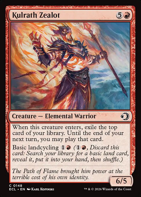 Kulrath Zealot - (ECL) #148