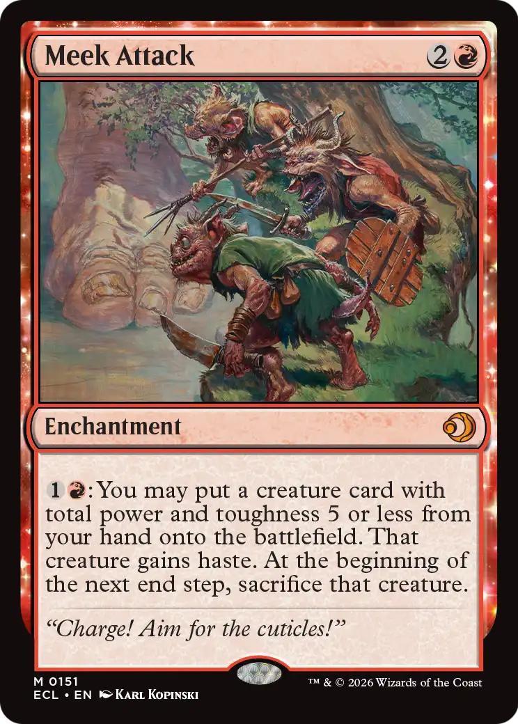 Meek Attack - (ECL) #151 (Foil)