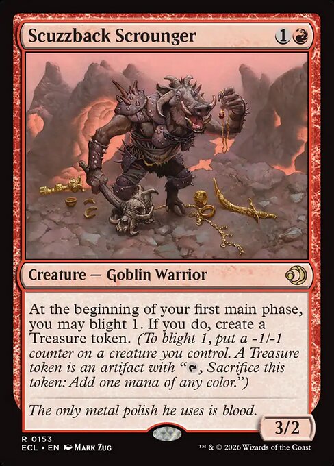 Scuzzback Scrounger - (ECL) #153 (Foil)