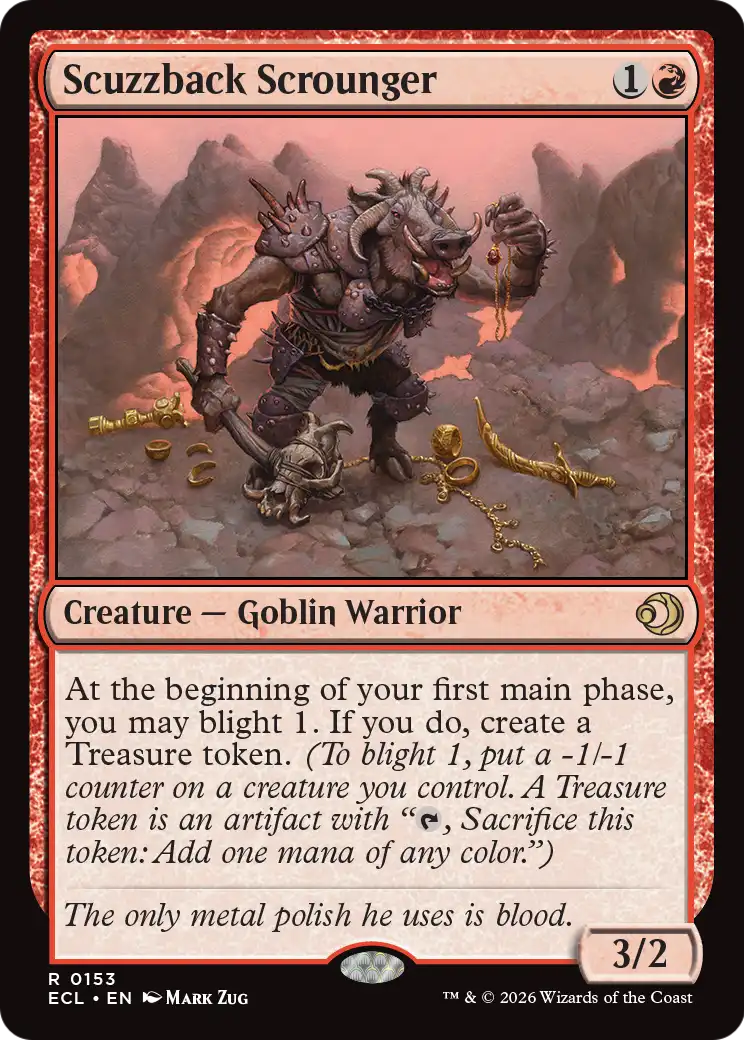 Scuzzback Scrounger - (ECL) #153 (Foil)