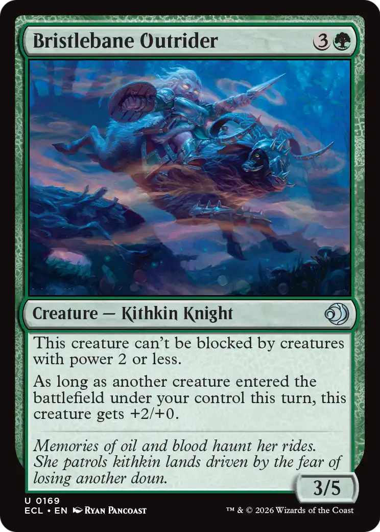 Bristlebane Outrider - (ECL) #169