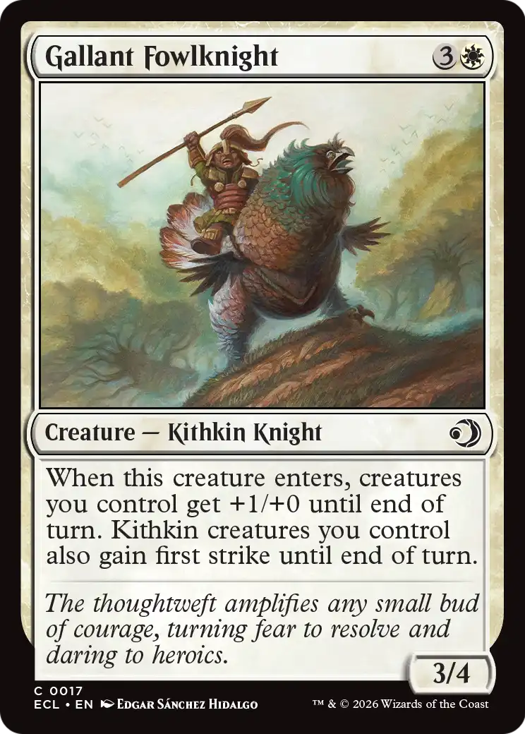 Gallant Fowlknight - (ECL) #17