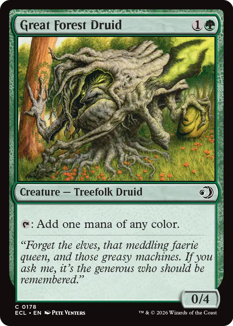Great Forest Druid - (ECL) #178