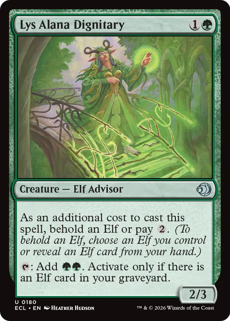 Lys Alana Dignitary - (ECL) #180 (Foil)