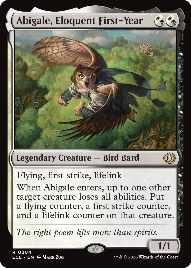 Abigale, Eloquent First-Year - (ECL) #204