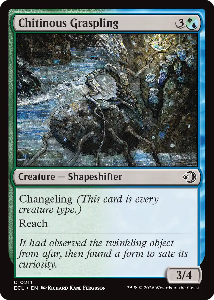 Chitinous Graspling - (ECL) #211 (Foil)