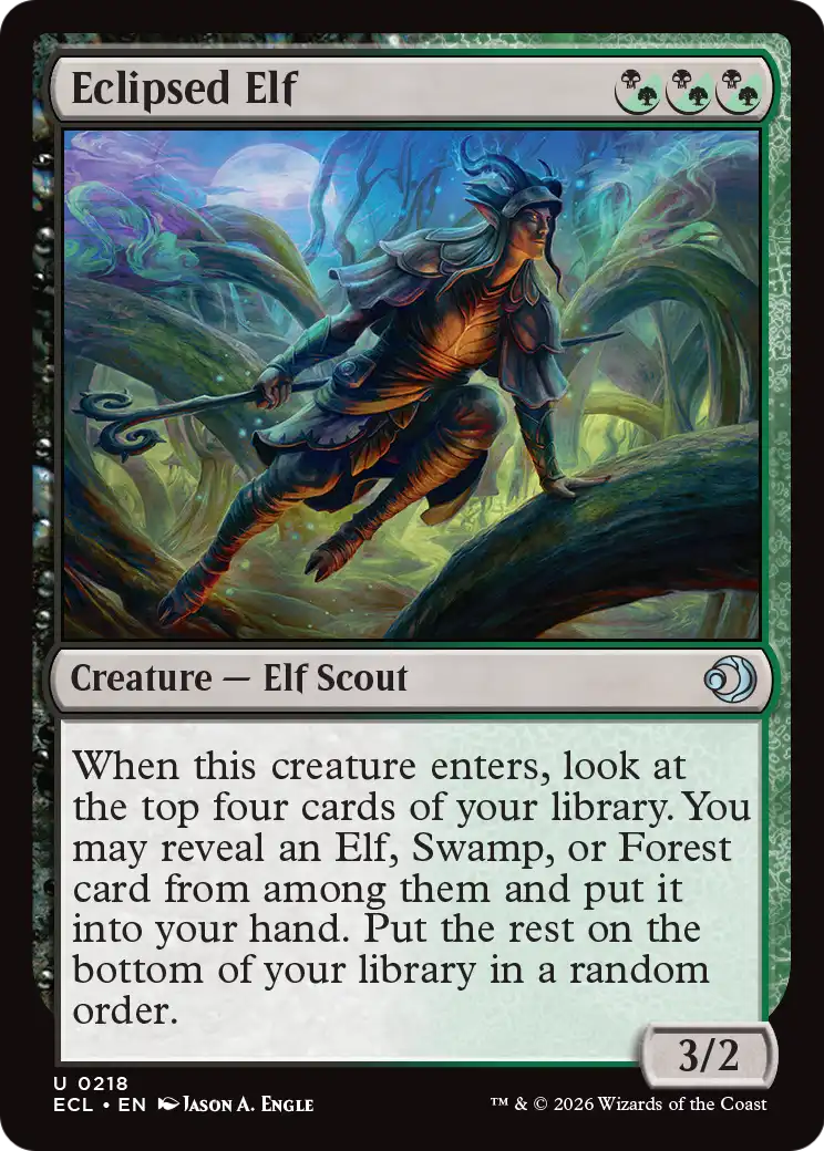Eclipsed Elf - (ECL) #218