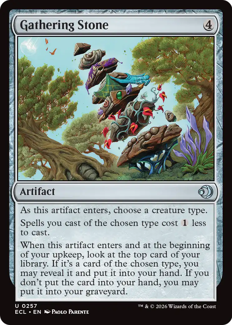 Gathering Stone - (ECL) #257 (Foil)