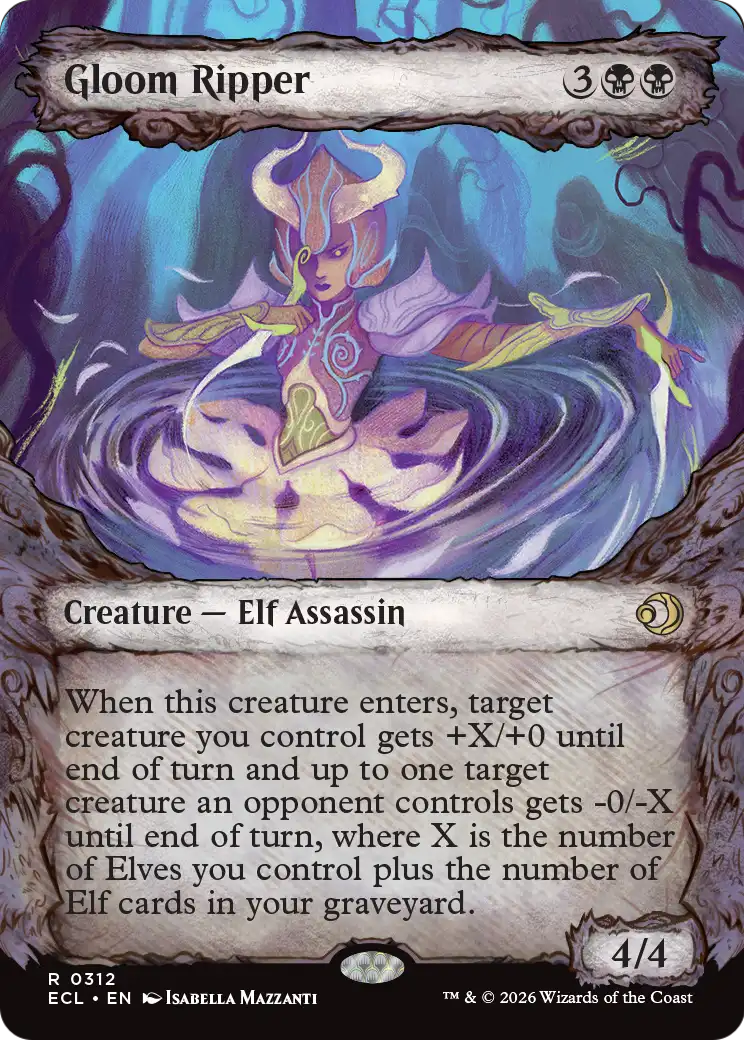Gloom Ripper - (ECL) #312 (Borderless)