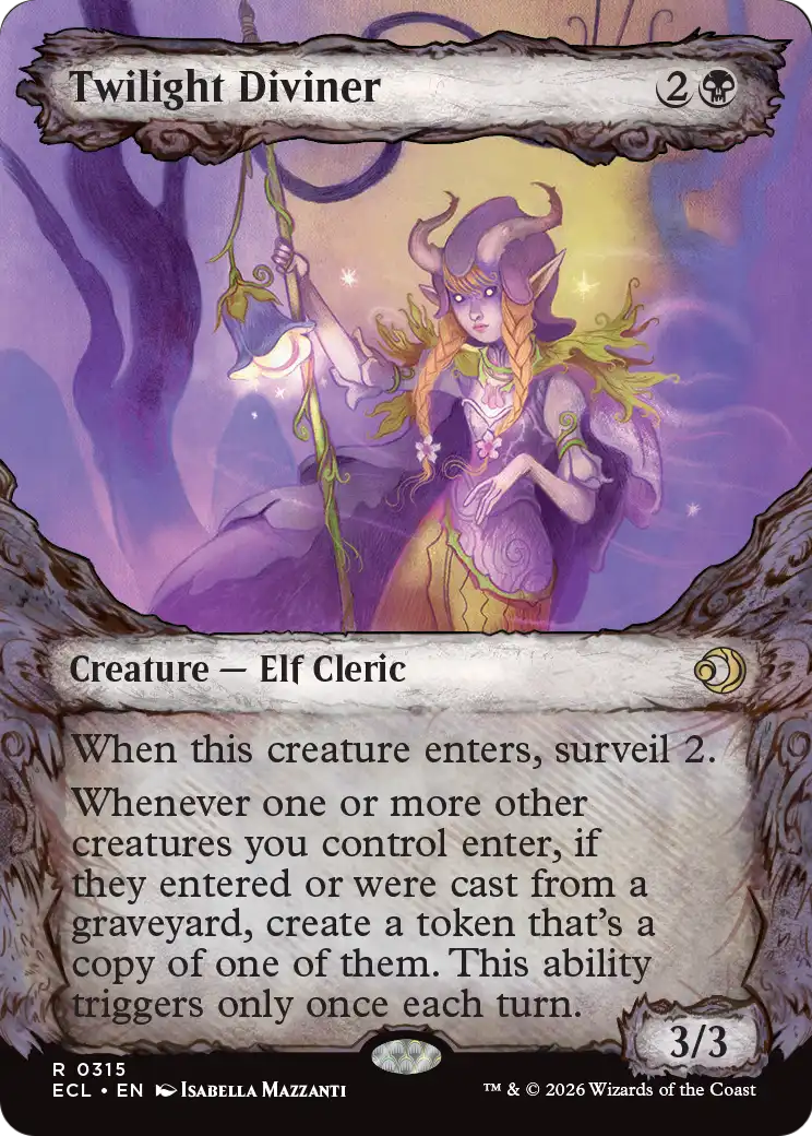 Twilight Diviner - (ECL) #315 (Borderless)