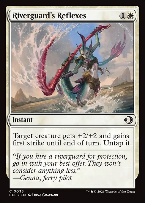 Riverguard's Reflexes - (ECL) #33 (Foil)