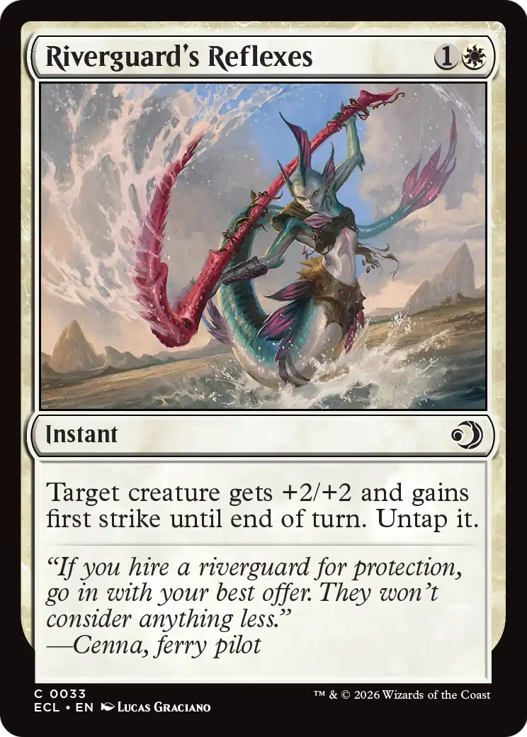 Riverguard's Reflexes - (ECL) #33 (Foil)
