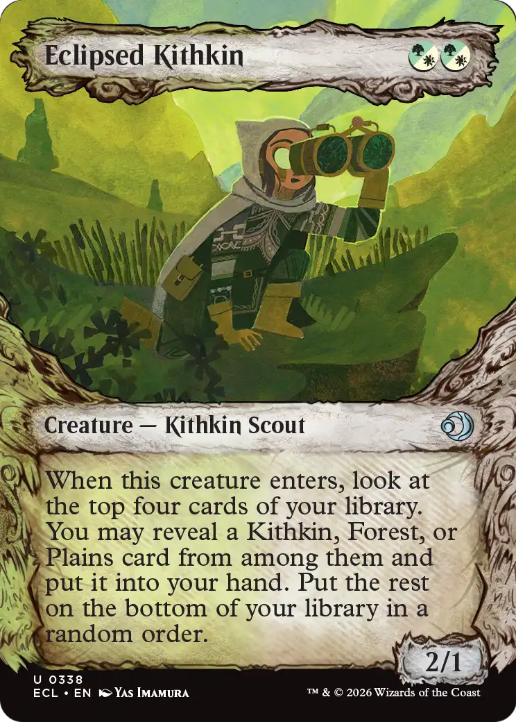 Eclipsed Kithkin - (ECL) #338 (Borderless)