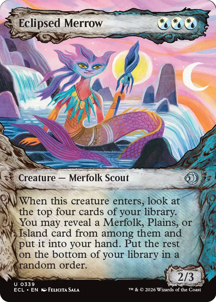 Eclipsed Merrow - (ECL) #339 (Borderless)