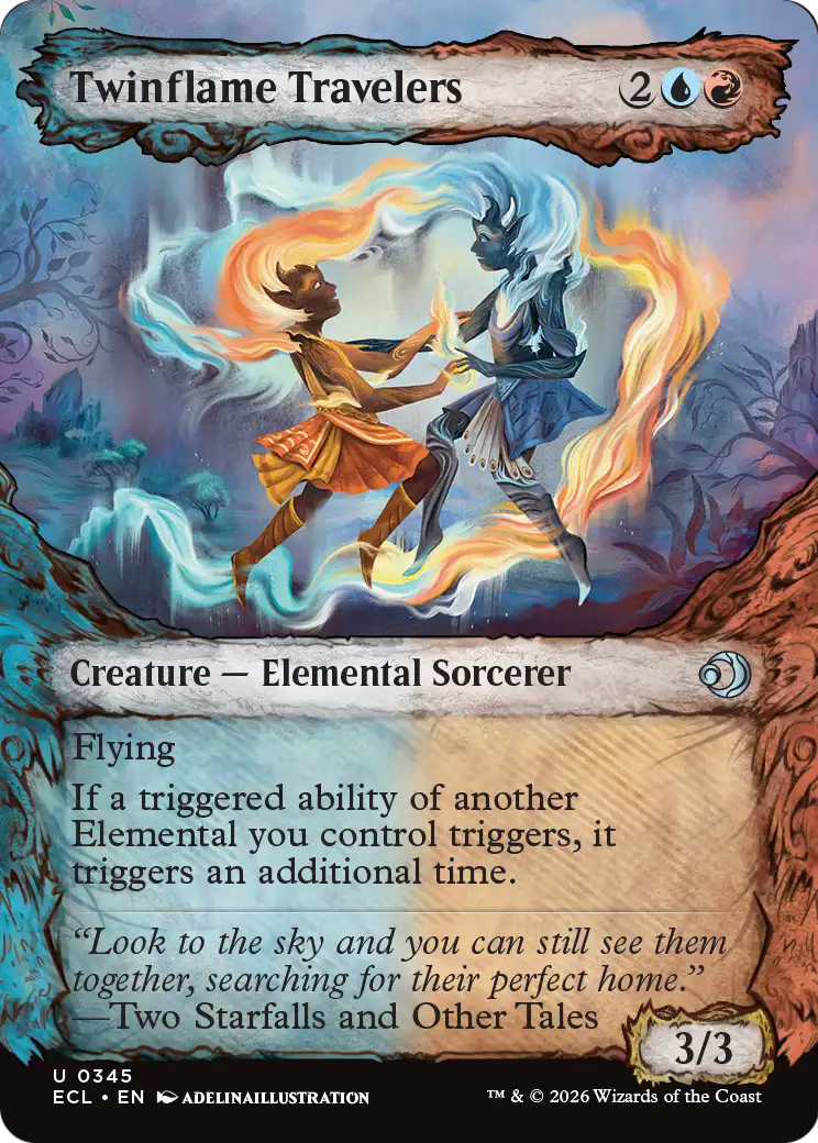 Twinflame Travelers - (ECL) #345 (Borderless)