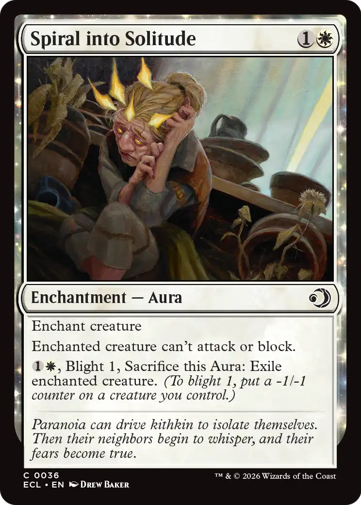 Spiral into Solitude - (ECL) #36 (Foil)