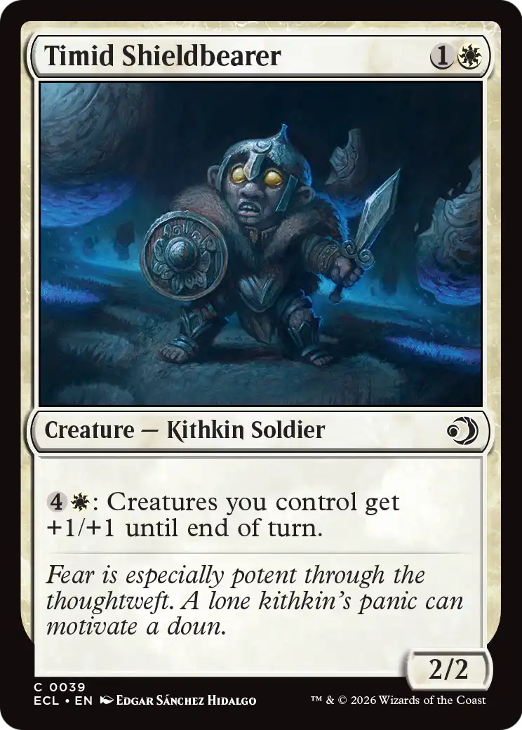 Timid Shieldbearer - (ECL) #39