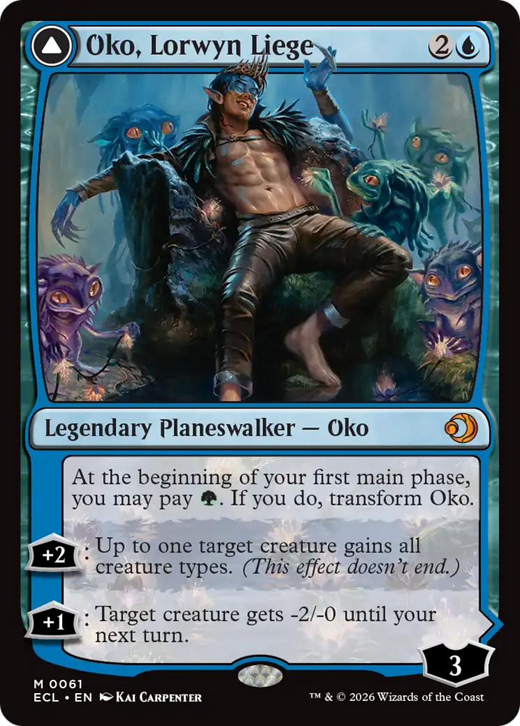 Oko, Lorwyn Liege // Oko, Shadowmoor Scion - (ECL) #61