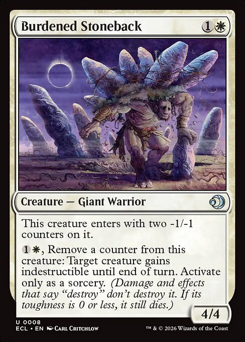 Burdened Stoneback - (ECL) #8