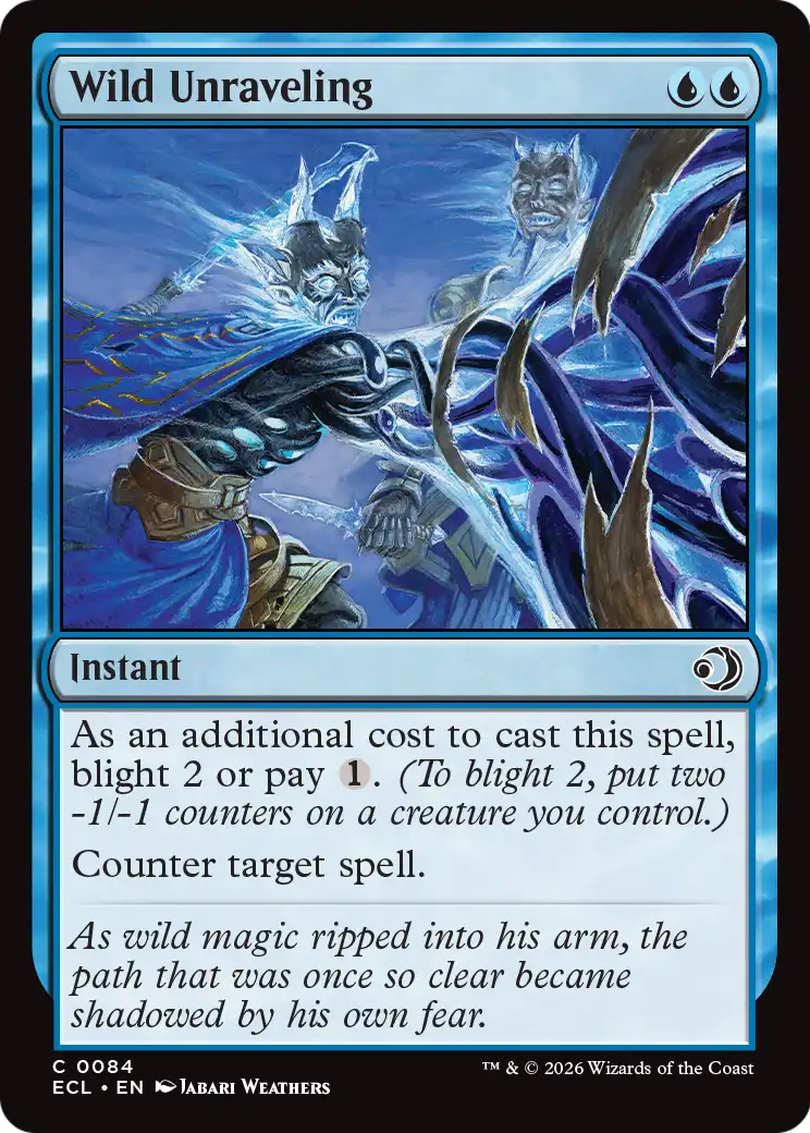 Wild Unraveling - (ECL) #84 (Foil)