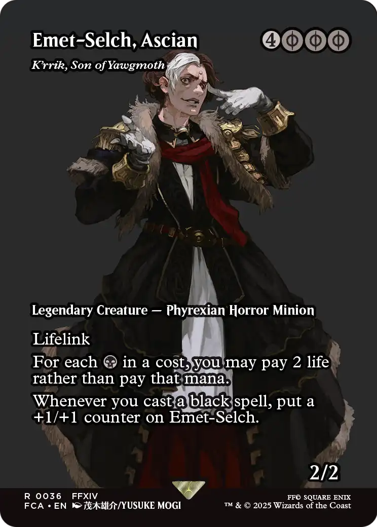 K'rrik, Son of Yawgmoth - (FCA) #36 (Borderless)