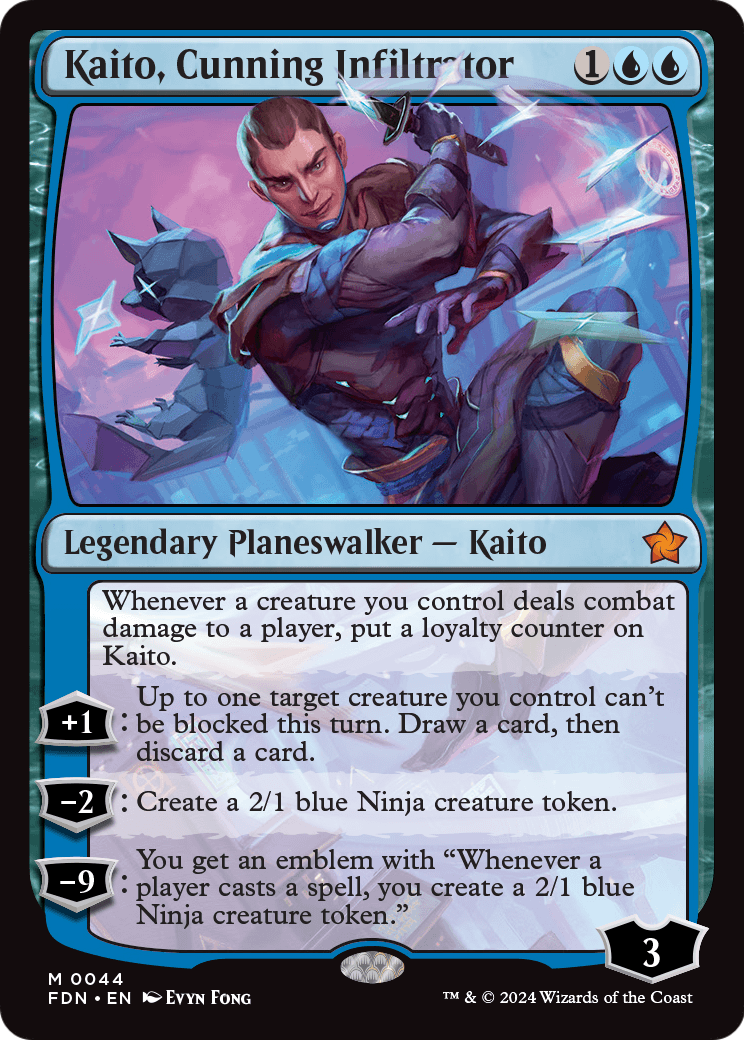 Kaito, Cunning Infiltrator - (FDN) #44