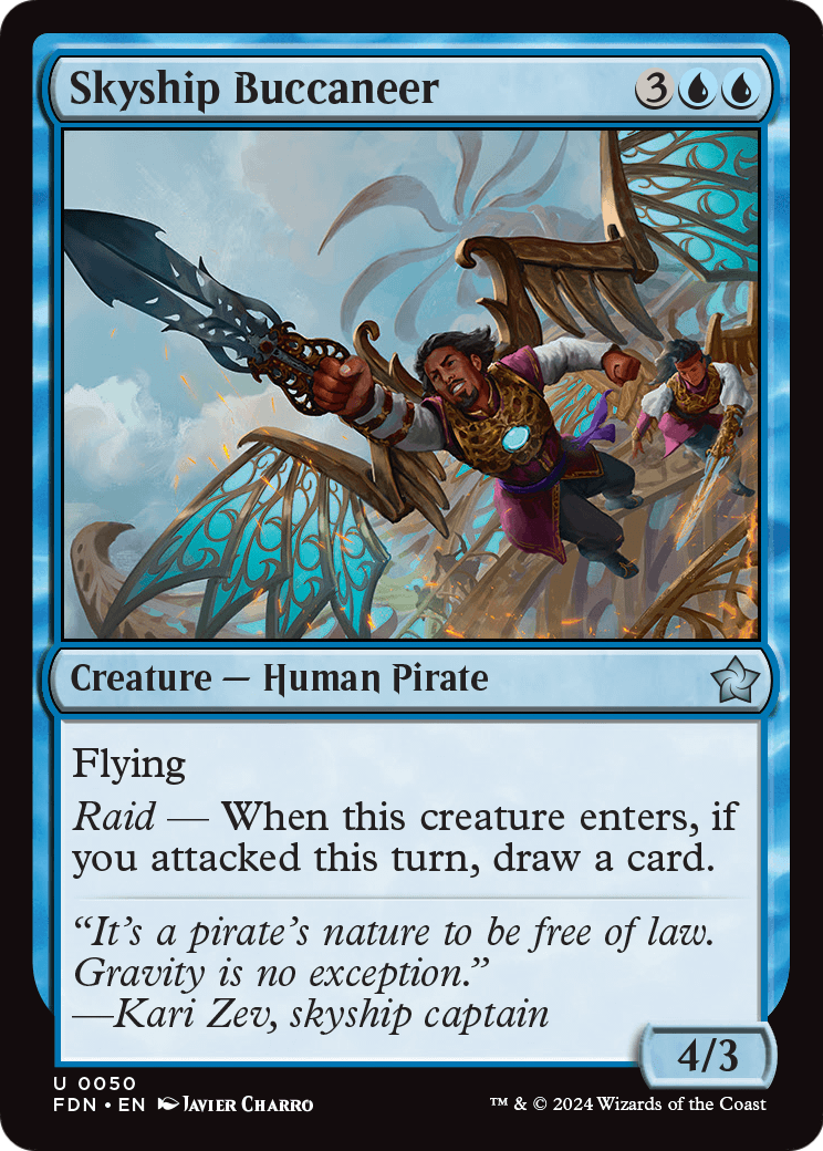 Skyship Buccaneer - (FDN) #50 (Foil)