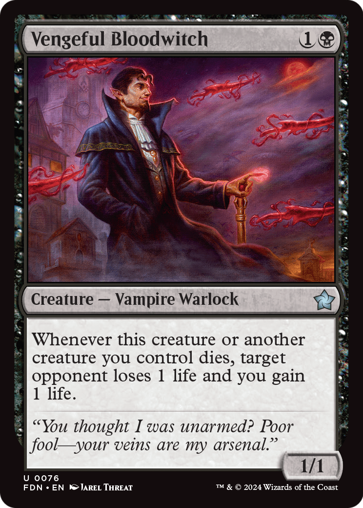Vengeful Bloodwitch - (FDN) #76