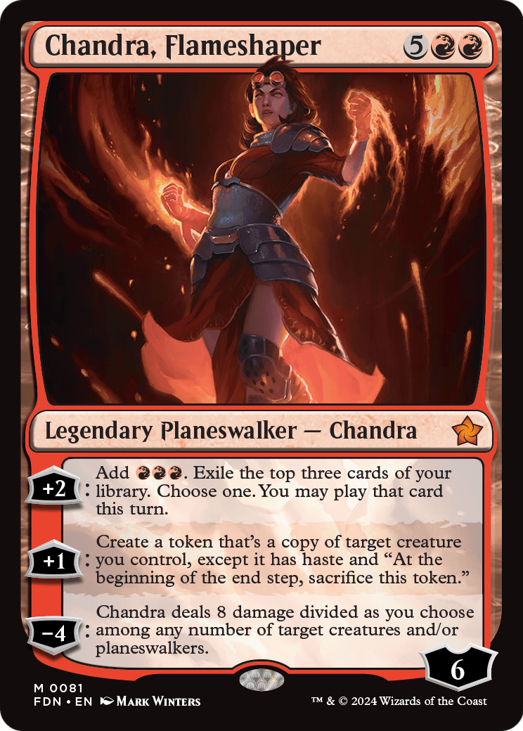 Chandra, Flameshaper - (FDN) #81