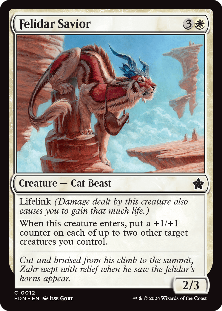 Felidar Savior - (FDN) #12