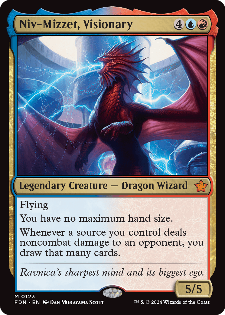Niv-Mizzet, Visionary - (FDN) #123