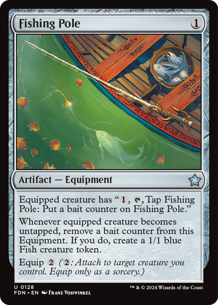 Fishing Pole - (FDN) #128 (Foil)