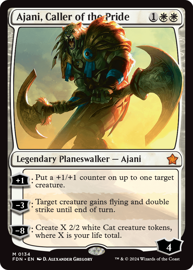 Ajani, Caller of the Pride - (FDN) #134