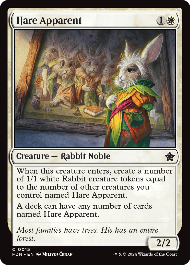 Hare Apparent - (FDN) #15 (Foil)