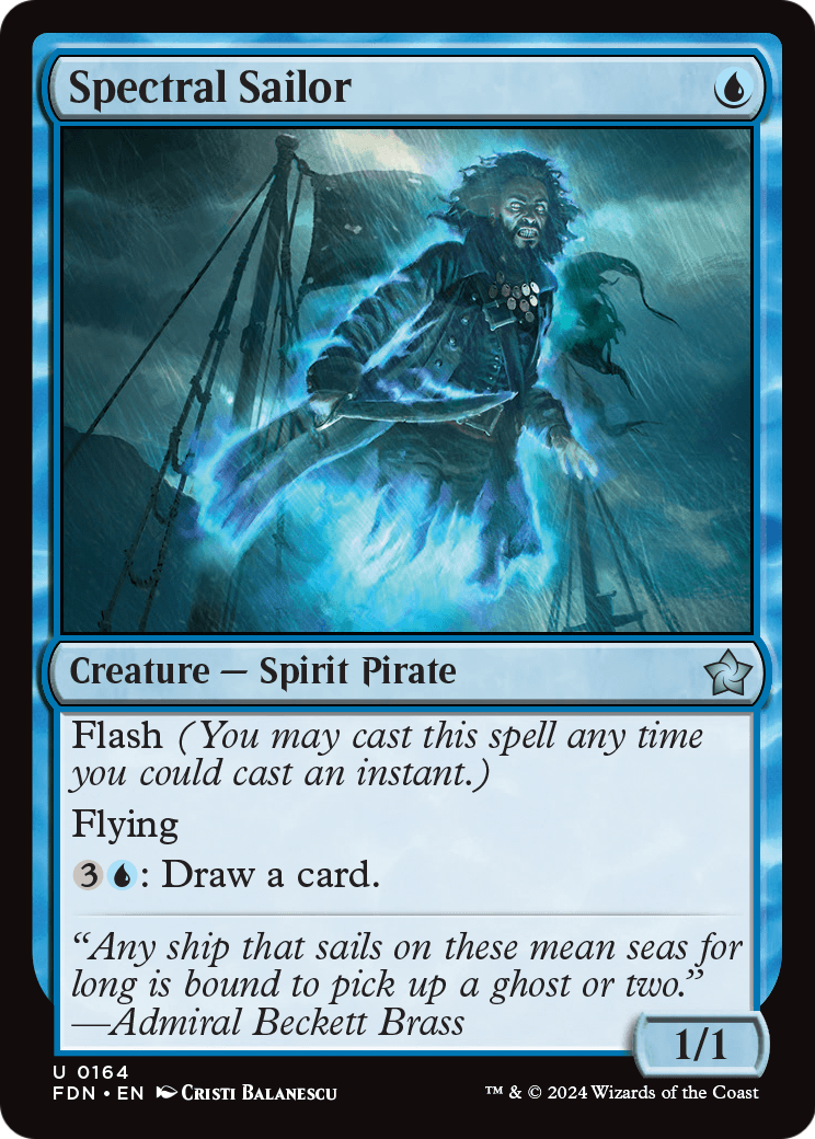 Spectral Sailor - (FDN) #164