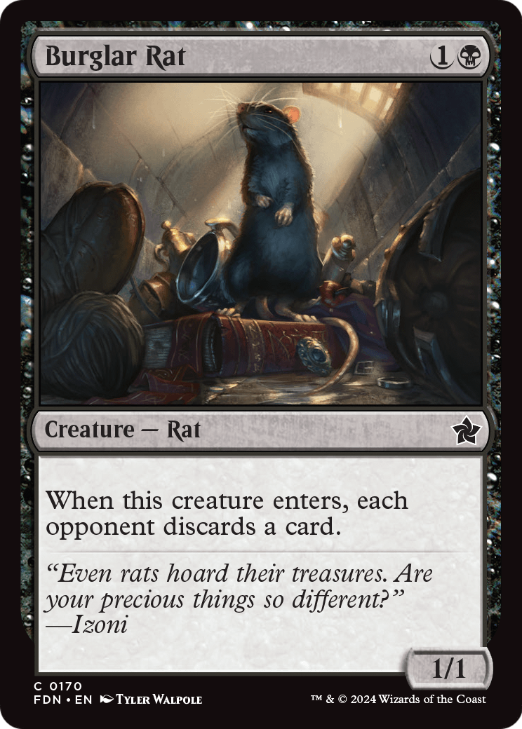 Burglar Rat - (FDN) #170