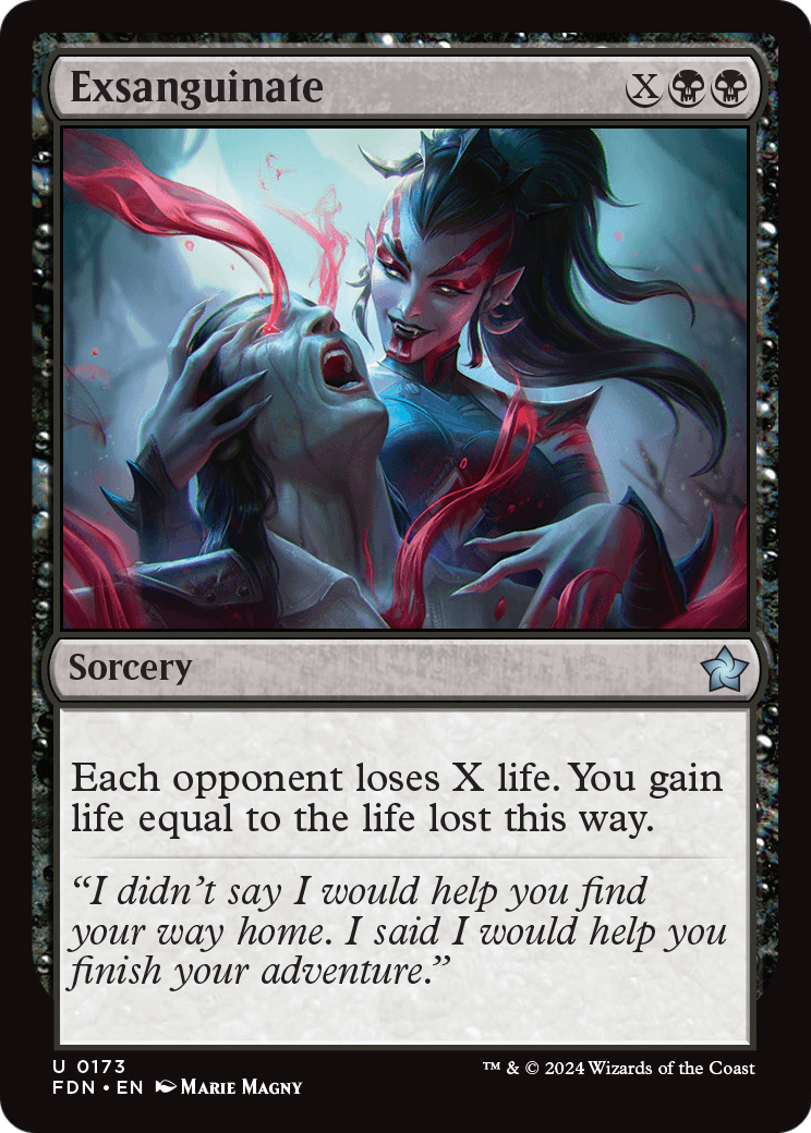 Exsanguinate - (FDN) #173 (Foil)