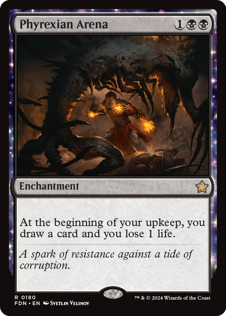 Phyrexian Arena - (FDN) #180 (Foil)