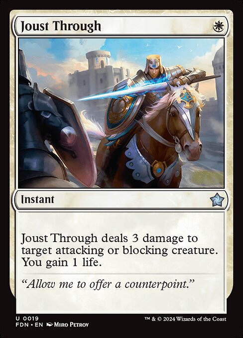 Joust Through - (FDN) #19