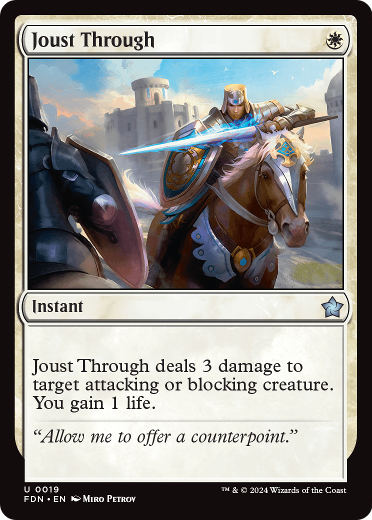 Joust Through - (FDN) #19