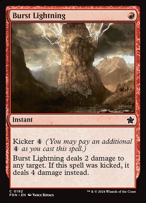 Burst Lightning - (FDN) #192