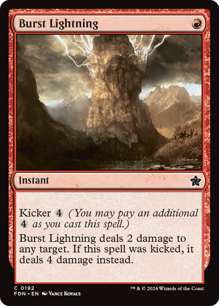 Burst Lightning - (FDN) #192