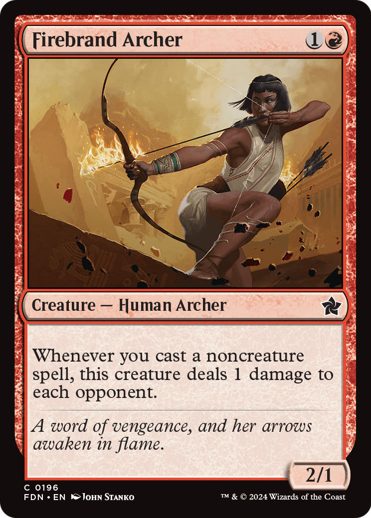 Firebrand Archer - (FDN) #196