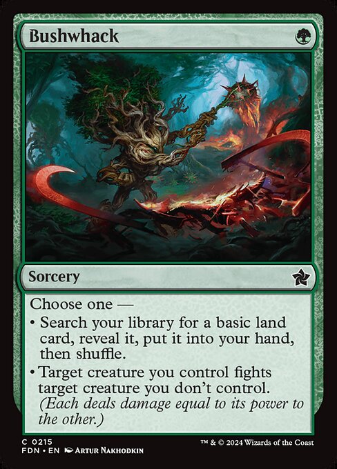 Bushwhack - (FDN) #215 (Foil)