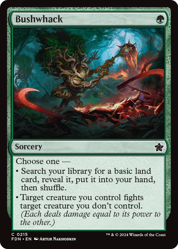 Bushwhack - (FDN) #215 (Foil)
